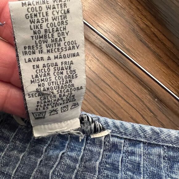 Vintage Polo Jeans company Ralph Lauren denim ruffle skirt. Size 12. Western. - Picture 6 of 10